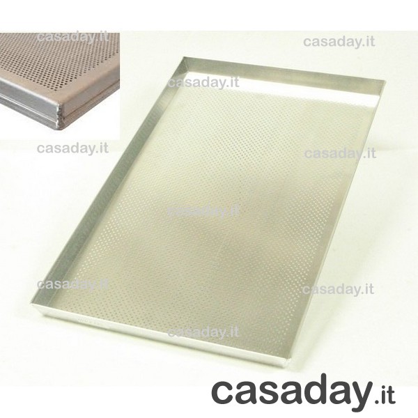 TEGLIA ALLUMINIO PIZZA 37X75H3 FORATA TEGLIA ALLUMINIO PIZZA 37X75H3 FORATA