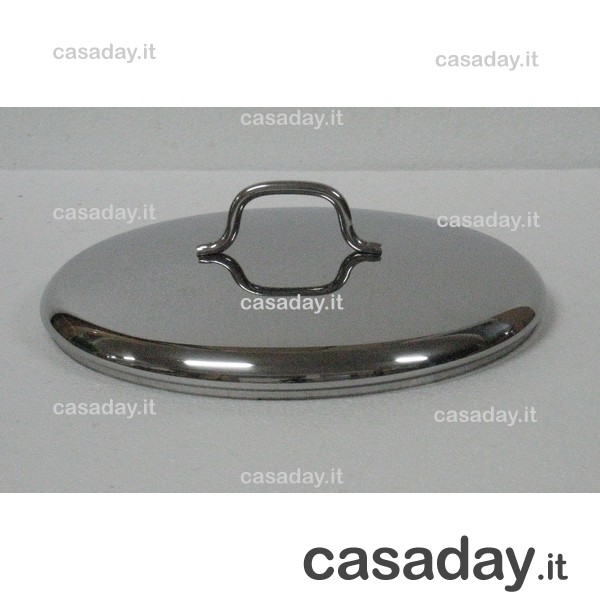 COPERCHIO INOX PIANO CM.32 montini guerino COPERCHIO INOX PIANO CM.32 montini guerino