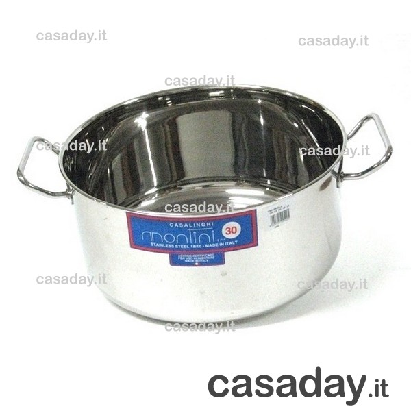 CASSERUOLA INOX 18-10 CM.36 2-M. montini guerino