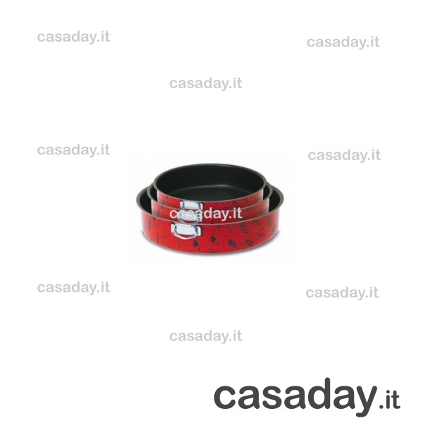 TRIS TORTIERE ALTE 18-22-28 linea italia