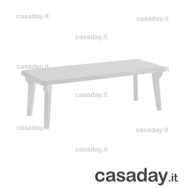 TAVOLO BERGEN 90x160-220 BIANCO 