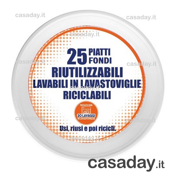 PIATTI PLASTICA FONDI PZ.25 PIATTI PLASTICA FONDI PZ.25