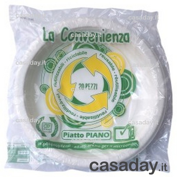 PIATTI PLASTICA PIANI PZ.20 PIATTI PLASTICA PIANI PZ.20