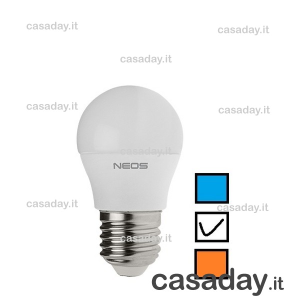 LAMPADINA LED E27 SFERA MINI 3-6W-25-40W 