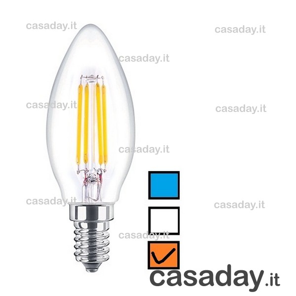 LAMPADINA LED FILAMENTO E14  4W-37W 