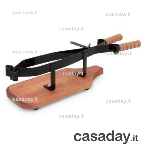 PORTAPROSCIUTTO B-LEGNO C-CERNIERA PESANTE 