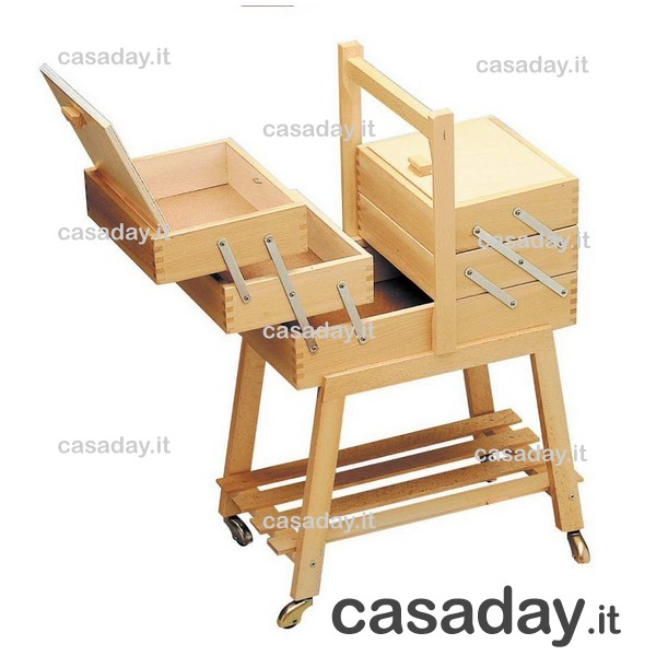PORTALAVORO 3 PIANI C-RUOTE ART.220 
