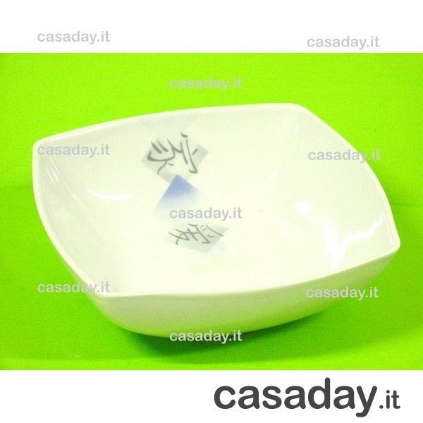 INSALATIERA QUADRA PORCELLANA CM.23 