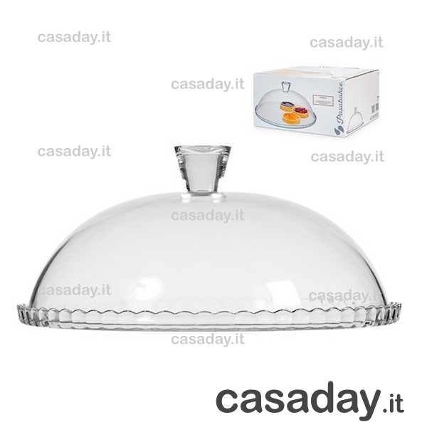 PIATTO TORTA CUPOLA VETRO CM.32 pasabahce