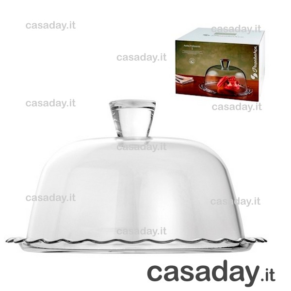 PIATTO TORTA CUPOLA VETRO CM.26 pasabahce PIATTO TORTA CUPOLA VETRO CM.26 pasabahce