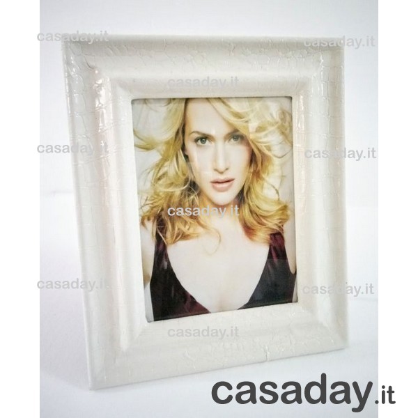 PORTAFOTO ECOPELLE BIANCO 20X25 PORTAFOTO ECOPELLE BIANCO 20X25