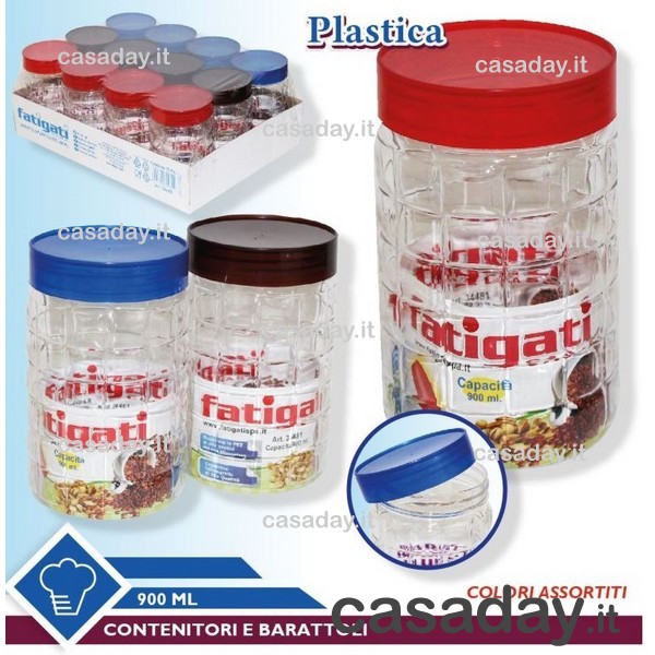 BARATTOLO PLAST. 900GR. BARATTOLO PLAST. 900GR.