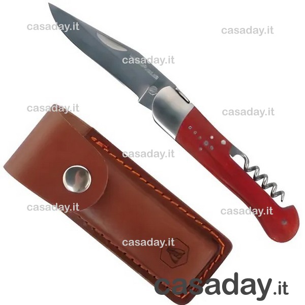 COLTELLO TASCA M-LEGNO CON FODERO 