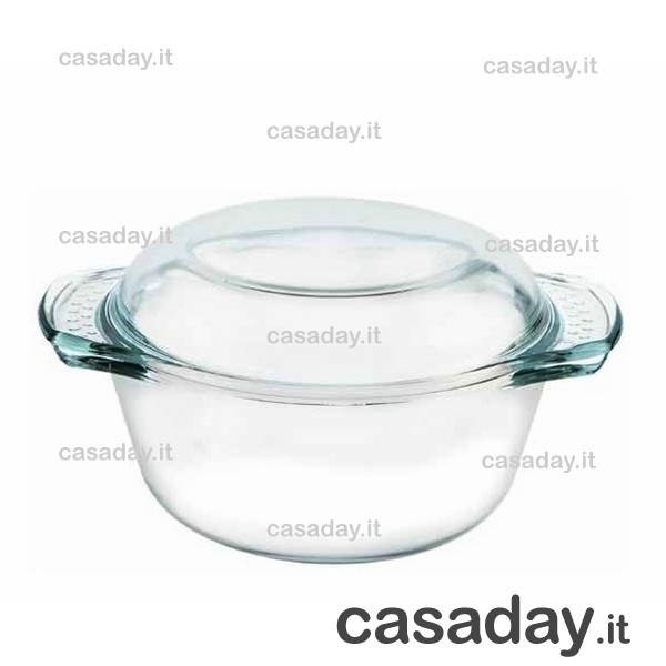 CASSERUOLA VETRO cm.22 C-C. 