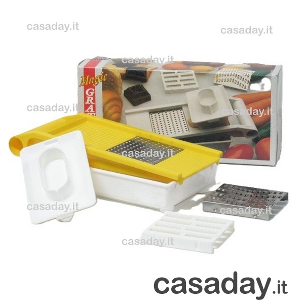 GRATTUGIA 3 INSERTI MAGIC GRATER  180 rigamonti