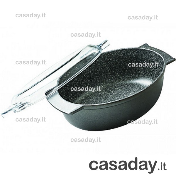 CASSERUOLA OV. GRANITO C-C.VETRO risolì