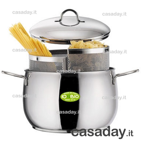 SPAGHETTIERA DUETTO CM.24 NICE PRICE inoxriv SPAGHETTIERA DUETTO CM.24 NICE PRICE inoxriv