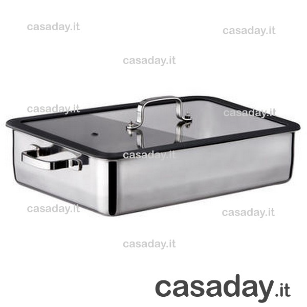 TEGLIA PREMIUM INOX CM.40 C- COP. VETRO inoxriv TEGLIA PREMIUM INOX CM.40 C- COP. VETRO inoxriv