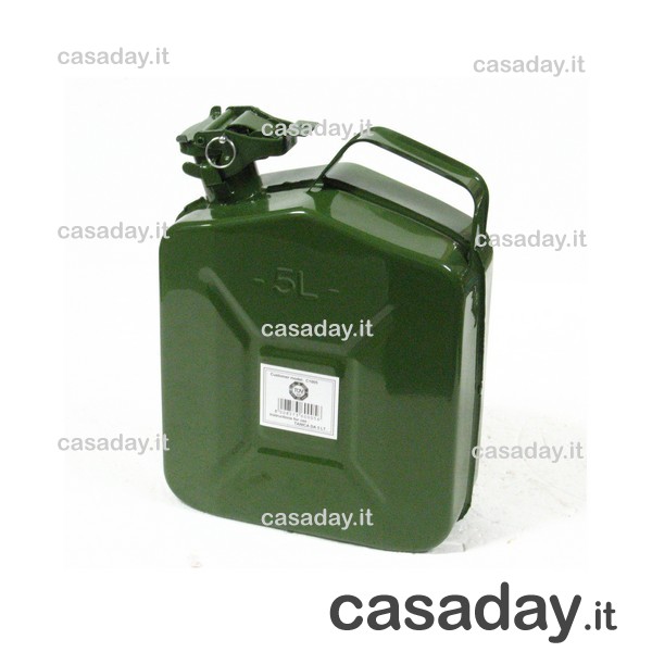 TANICA X CARBURANTE LT.5 METALLO TANICA X CARBURANTE LT.5 METALLO