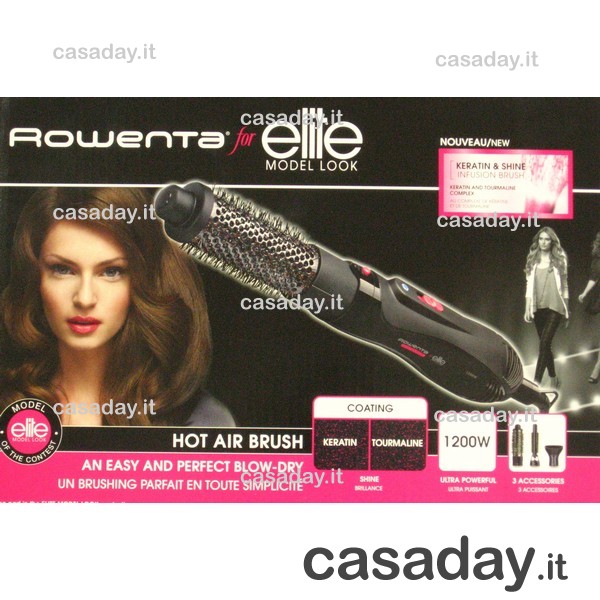 SPAZZOLA ELETTRICA HOT AIR BRUSH 1200W rowenta SPAZZOLA ELETTRICA HOT AIR BRUSH 1200W rowenta