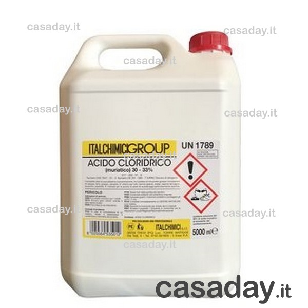 ACIDO MURIATICO CLORID.LT.5 33 PERC. ACIDO MURIATICO CLORID.LT.5 33 PERC.