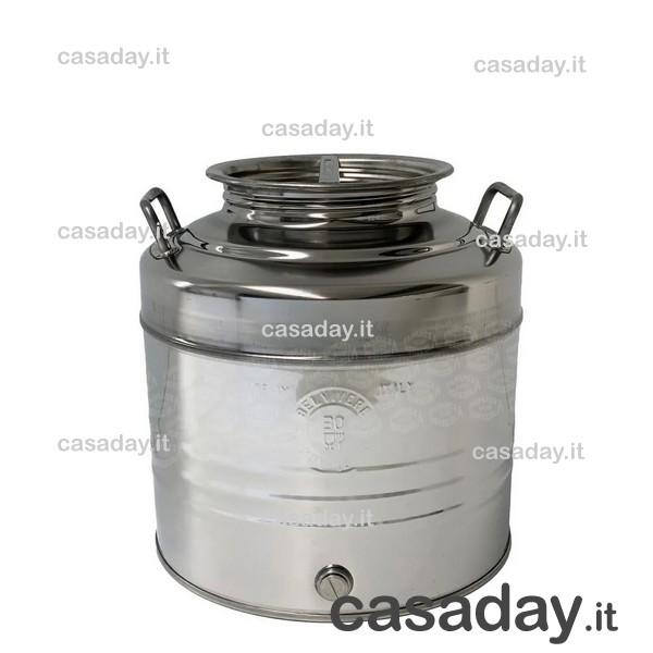 FUSTO INOX LT.30 SANSONE C-PREDISP. sansone FUSTO INOX LT.30 SANSONE C-PREDISP. sansone