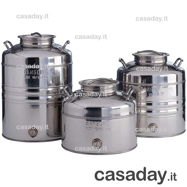 FUSTO INOX LT.10 SANSONE C-PREDISP. sansone