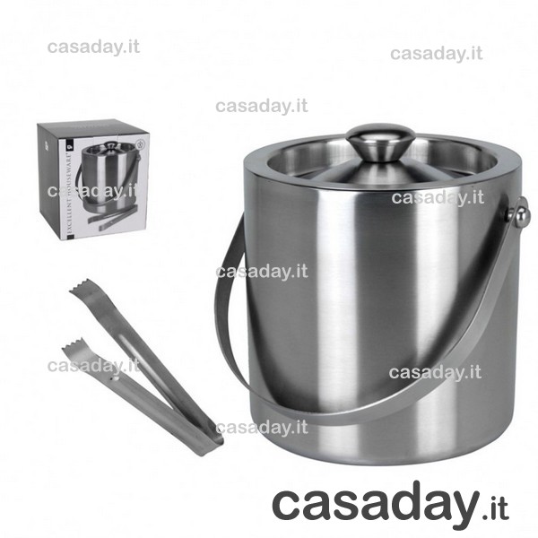 SECCHIELLO GHIACCIO INOX TERMICO C-PINZE SECCHIELLO GHIACCIO INOX TERMICO C-PINZE