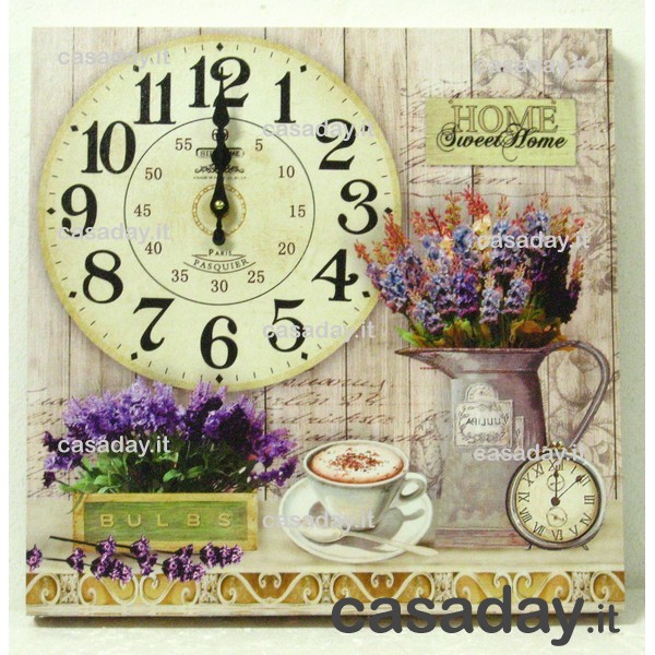 OROLOGIO SHABBY QUADRATO CM.40 