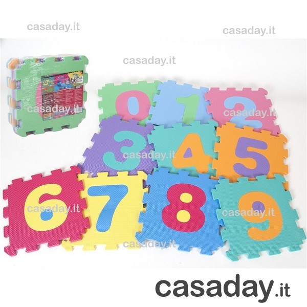TAPPETINO PUZZLE GOMMA 30X30 PZ.10 TAPPETINO PUZZLE GOMMA 30X30 PZ.10