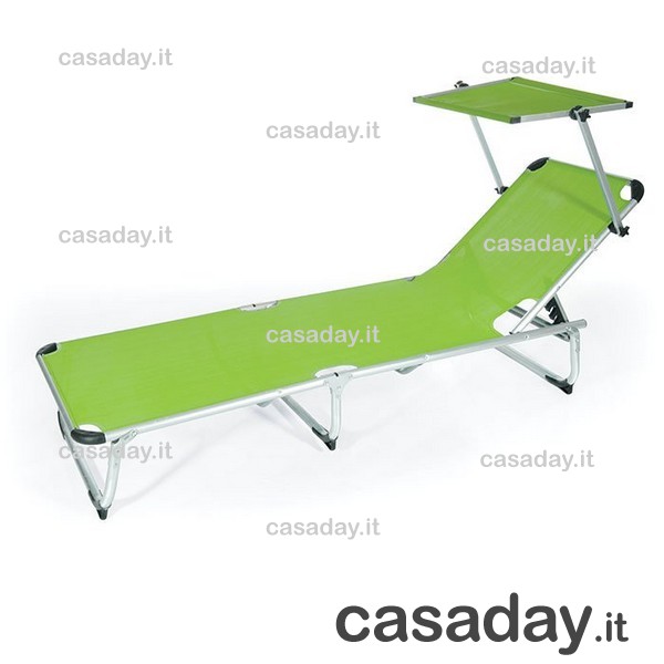 LETTINO ALLUMINIO VIAREGGIO C- PARASOLE 
