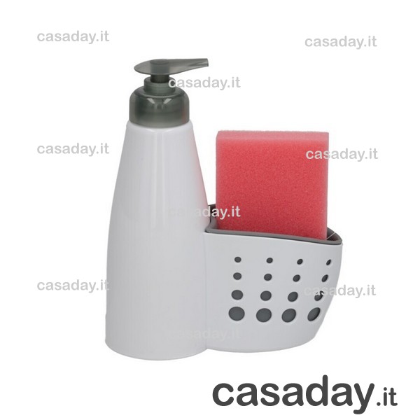 PORTASAPONE DOSATORE DISPENSER C-SPUGNA PORTASAPONE DOSATORE DISPENSER C-SPUGNA