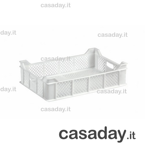 CASSETTA BIANCA TRAFORATA BASSA stefanplast