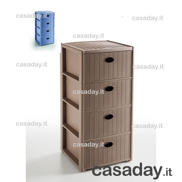 CASSETTIERA ELEGANCE 4 CASSETTI stefanplast
