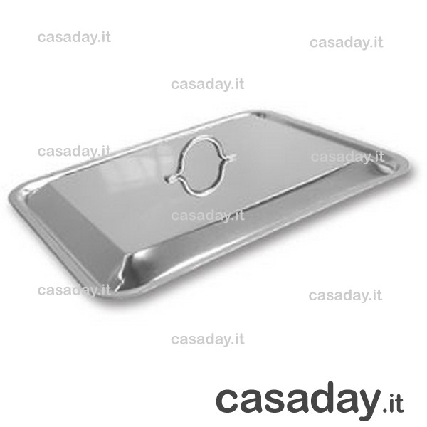COPERCHIO INOX QUADRO CM.36X36 steel pan COPERCHIO INOX QUADRO CM.36X36 steel pan