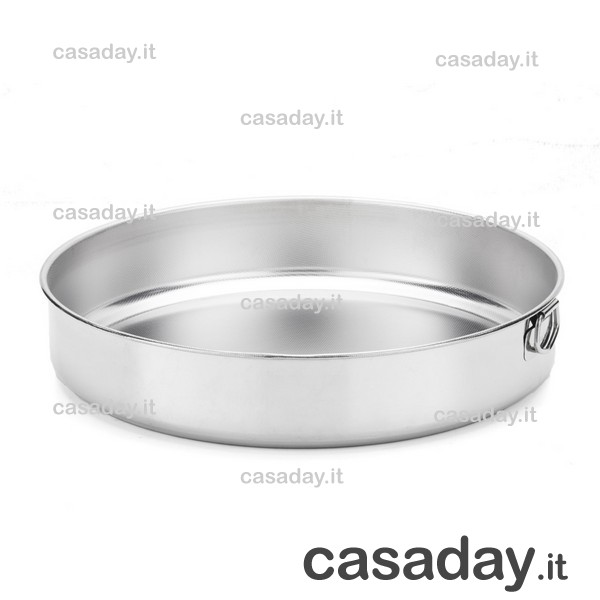 TORTIERA INOX-ANTIAD.CM.32 steel pan TORTIERA INOX-ANTIAD.CM.32 steel pan