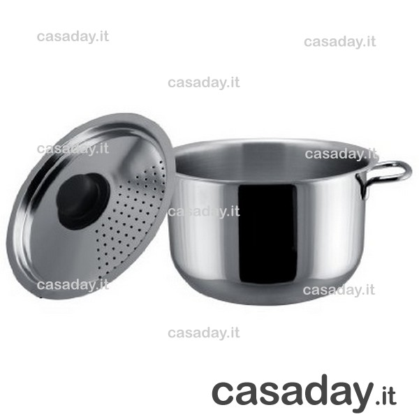 PENTOLA TUTTOFARE CM.22 C-COP.FORATO steel pan PENTOLA TUTTOFARE CM.22 C-COP.FORATO steel pan