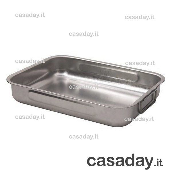 TEGLIA RETT.INOX-ANTIAD.CM.20 steel pan