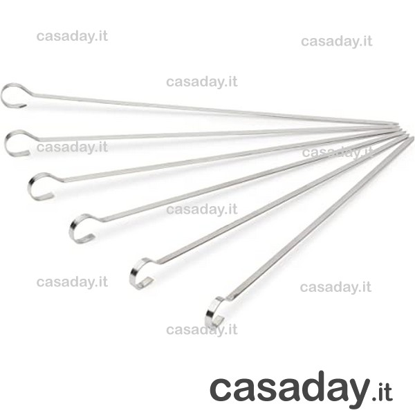 SPIEDINI INOX CM.30 PZ.6   8718 svanera