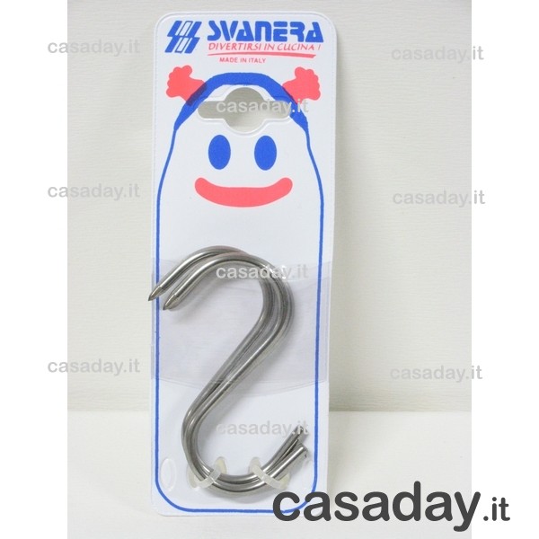 GANCI INOX CM.8 PZ.3 ART. 8793 svanera GANCI INOX CM.8 PZ.3 ART. 8793 svanera