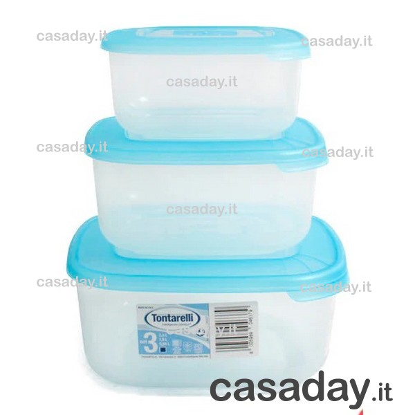 SET FRIGO BOX QUADRATI  PZ.3 tontarelli