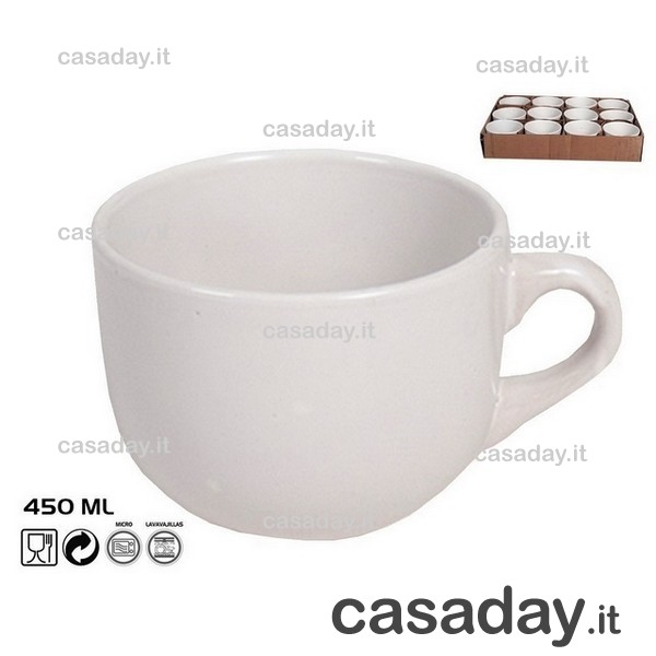 TAZZA LATTE 450 ML BIANCA TAZZA LATTE 450 ML BIANCA
