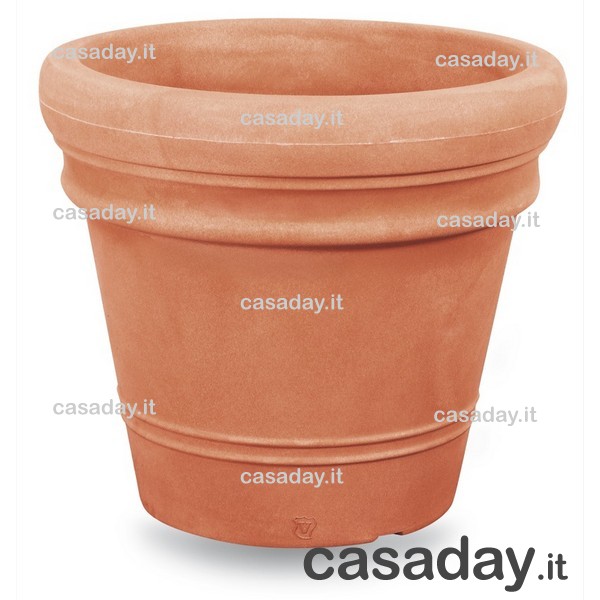 VASO LISCIO TERRA DI SIENA CM. 35 veca blim