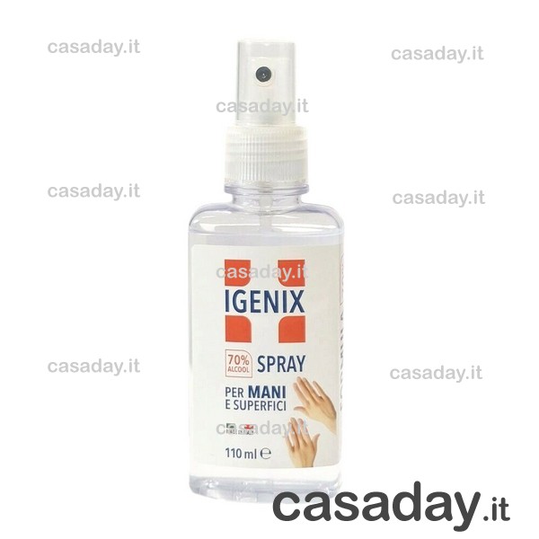 IGIENIZZANTE SPRAY ML.110 ALCOOL 70% IGIENIZZANTE SPRAY ML.110 ALCOOL 70%