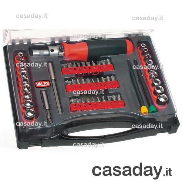 CACCIAVITE CON INSERTI PZ.55 VALIGETTA 1463608 valex CACCIAVITE CON INSERTI PZ.55 VALIGETTA 1463608 valex