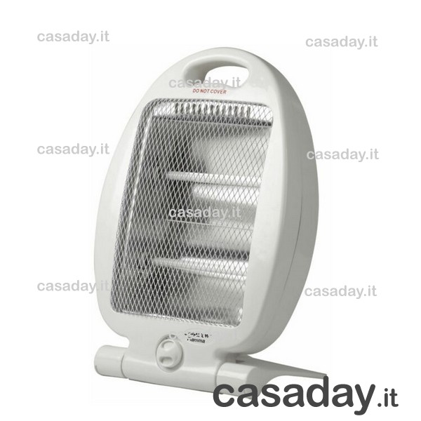 STUFA ALOGENA 2 LAMPADE FIAMMA 800W johnson